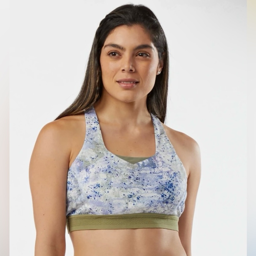 Sports bra with criss-cross stops in open back, Korsa size XL - NWT